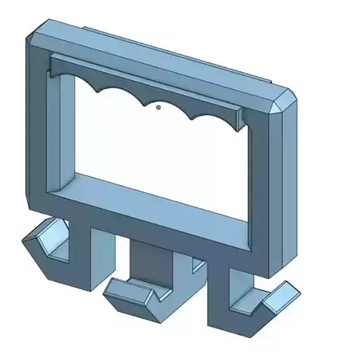 Baggler frame with two handles 3D model