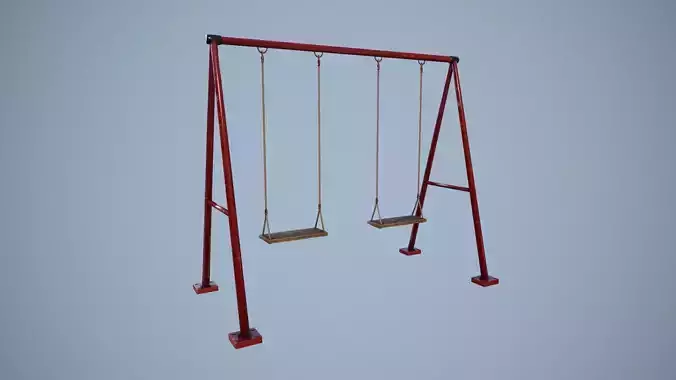 Metal animated swing 