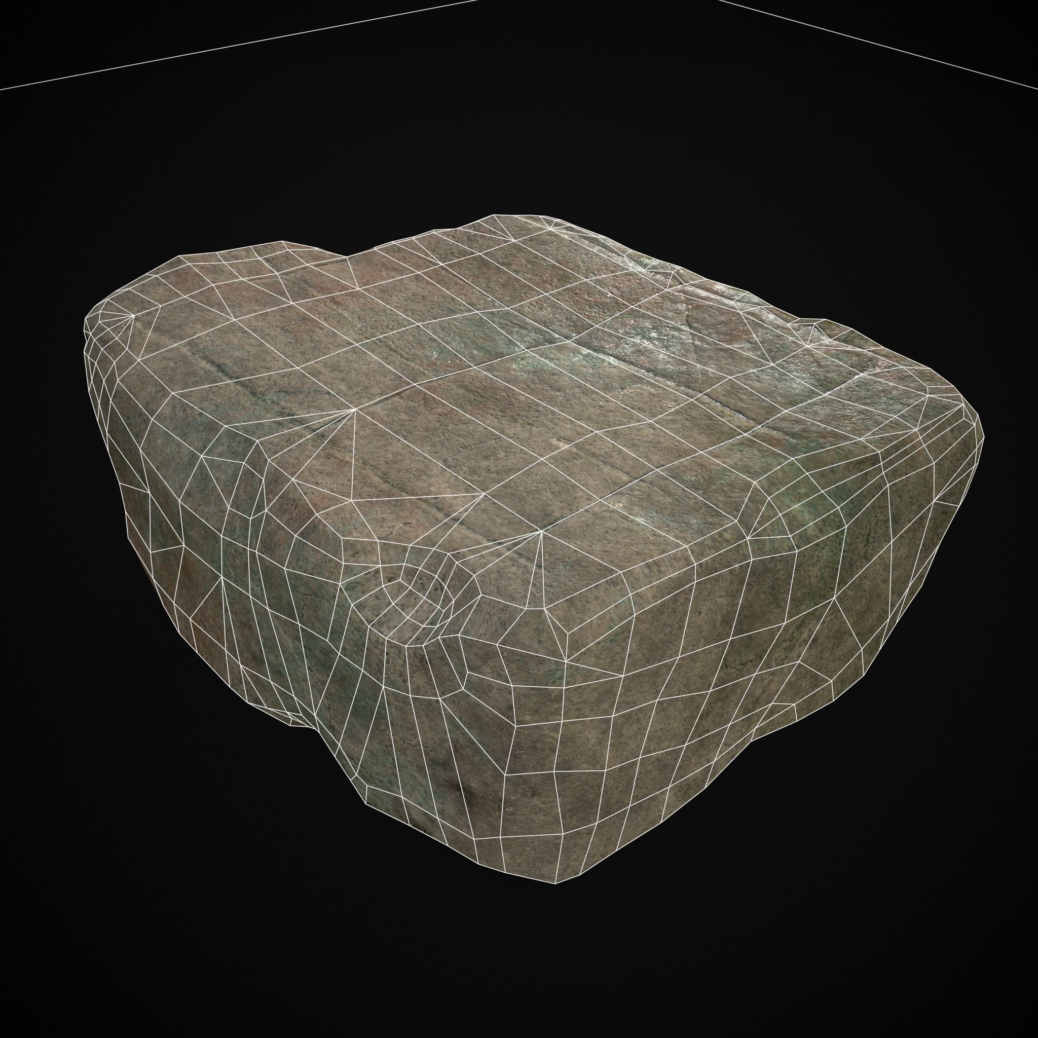 Broken Ancient Harappa Chess Board Low-poly 3D model_24