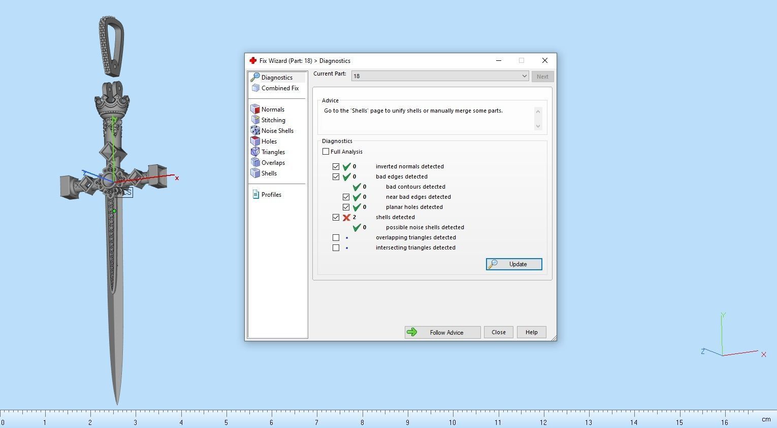 pendant sword 3D print model_23