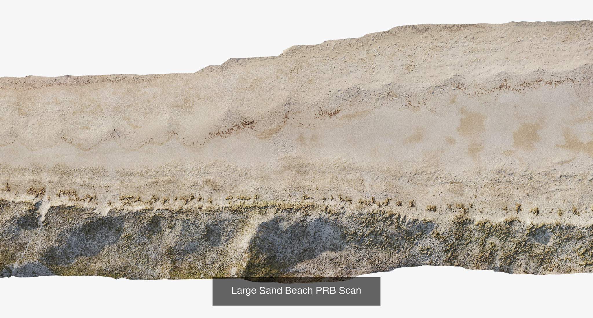 Atlantic Ocean Cliff Coast Line Scan PBR 3D Model Collection_11
