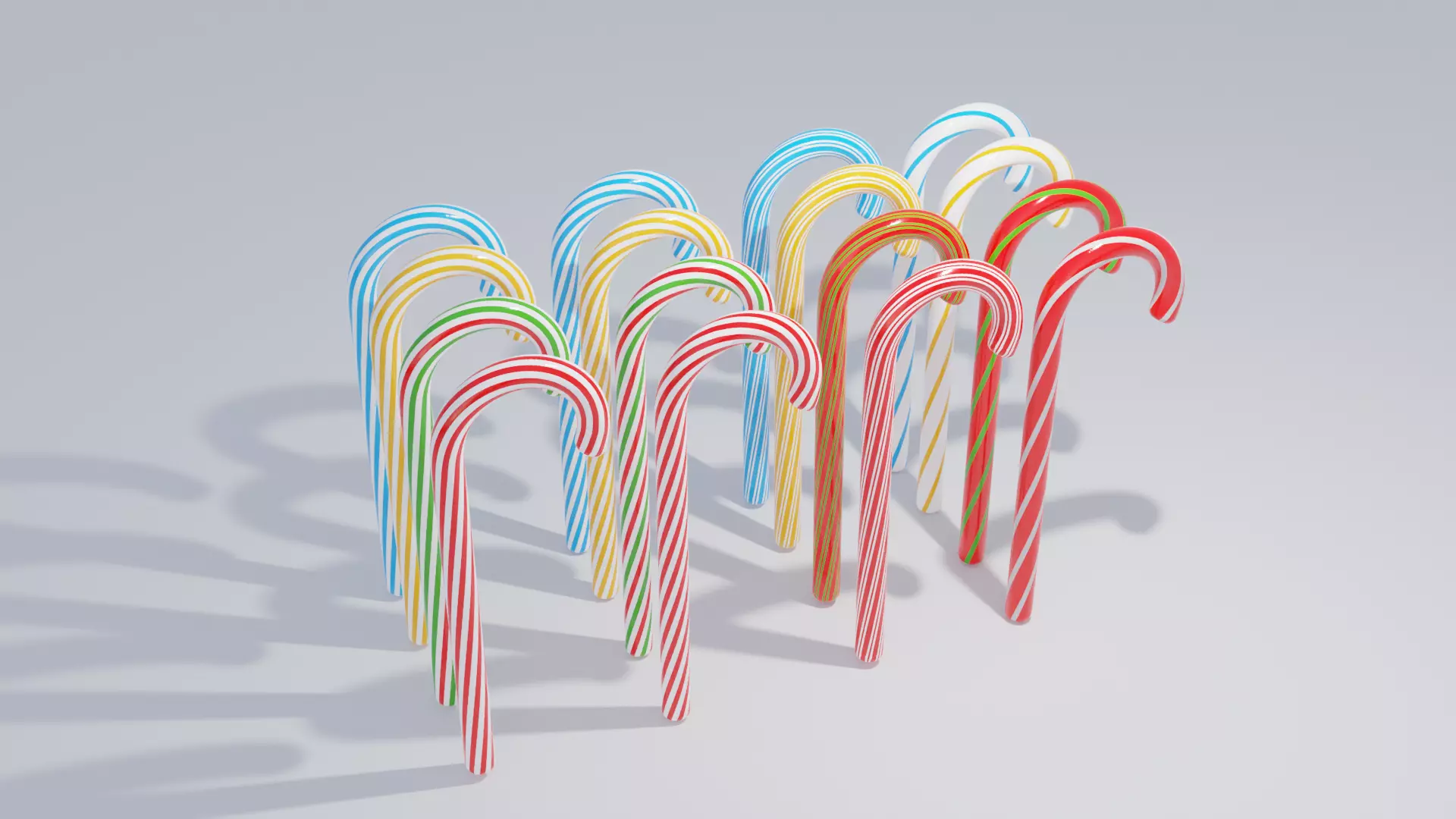 Ultimate Candy Can set 4K Textures Low-poly 3D model_0