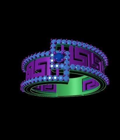 Rings 3D print model_5