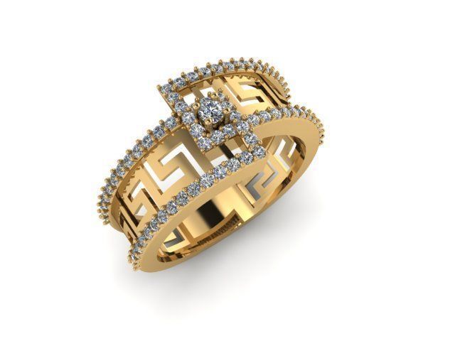 Rings 3D print model_2