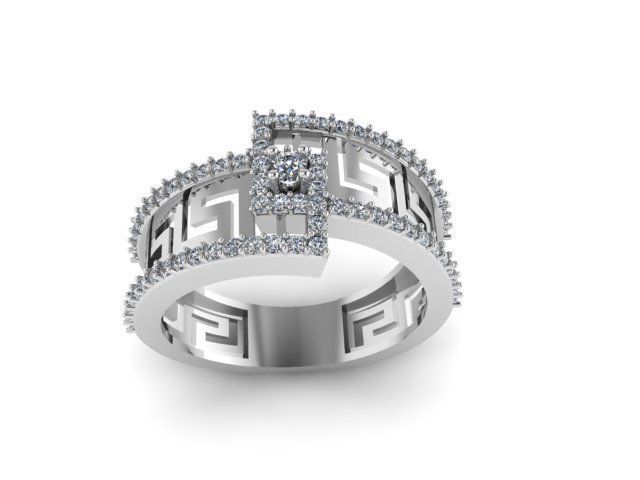 Rings 3D print model_4