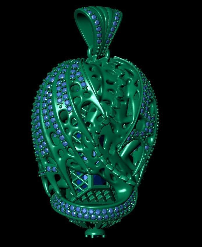 Pendant k22 3D print model_8