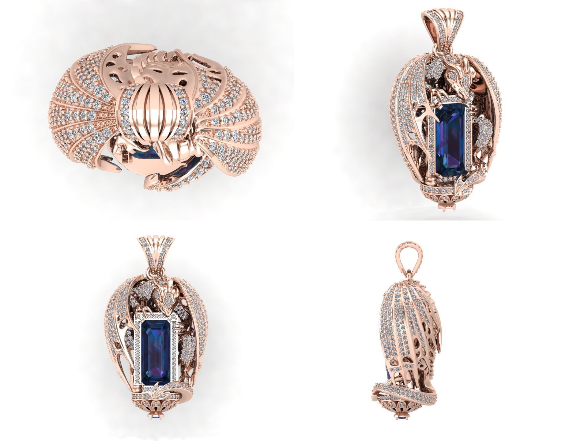 Pendant k22 3D print model_5