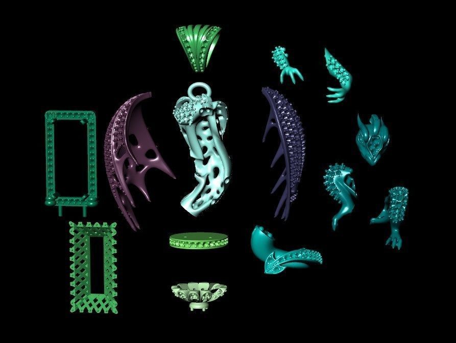 Pendant k22 3D print model_16