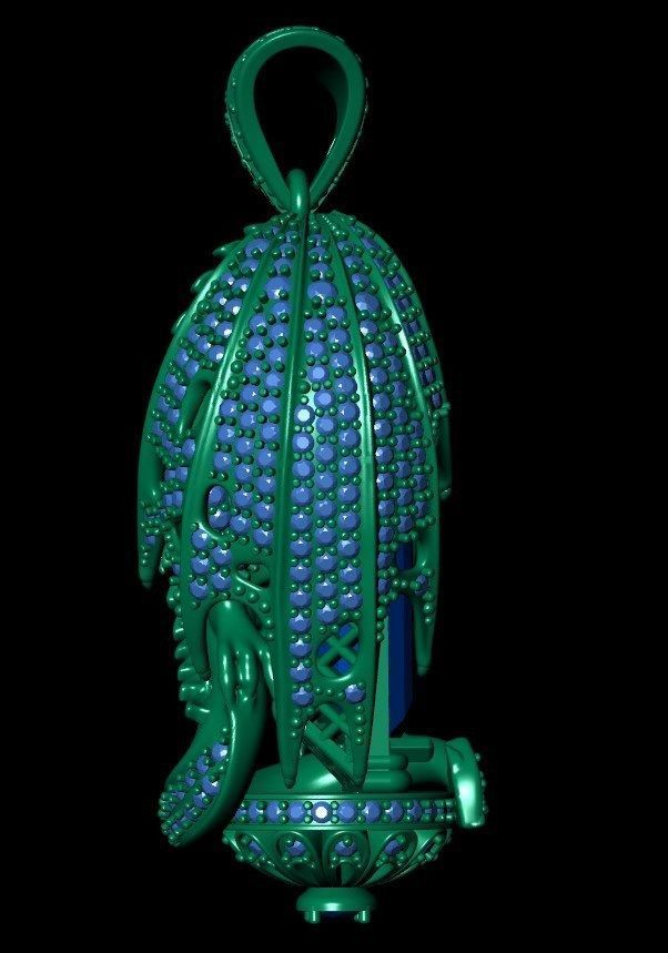 Pendant k22 3D print model_11