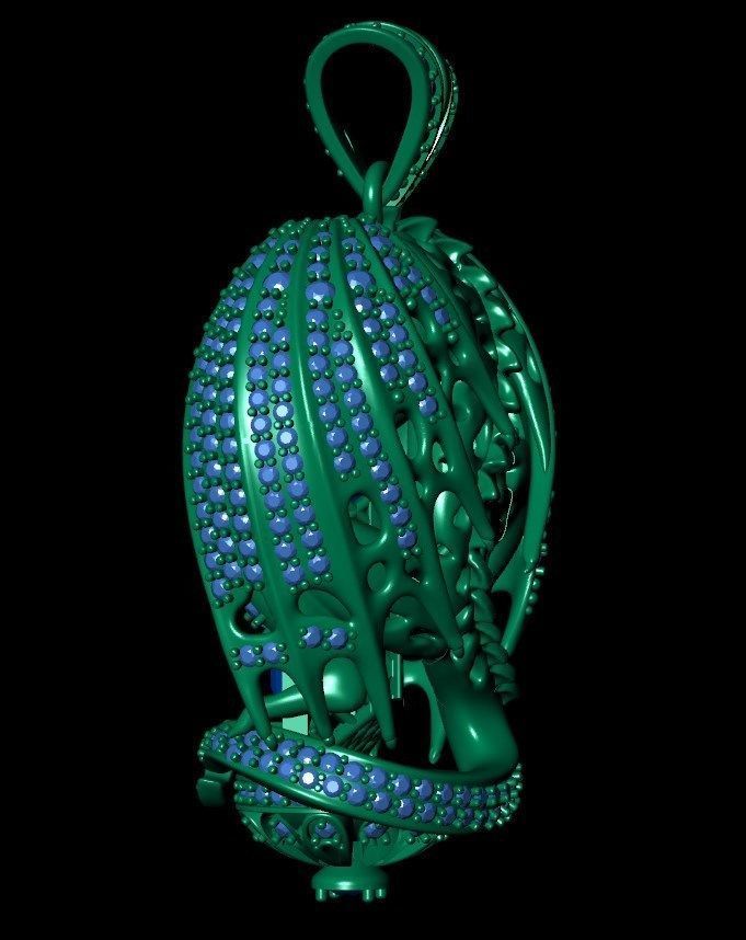 Pendant k22 3D print model_7