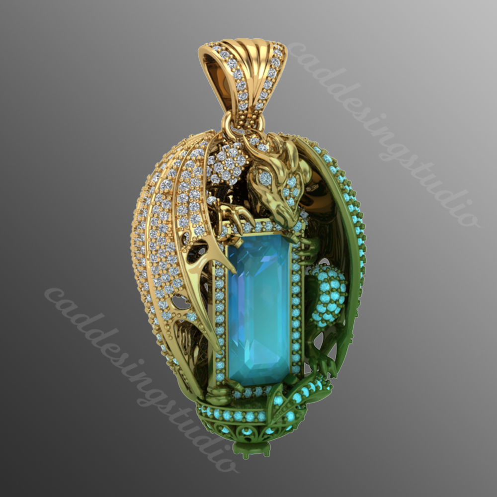 Pendant k22 3D print model_1