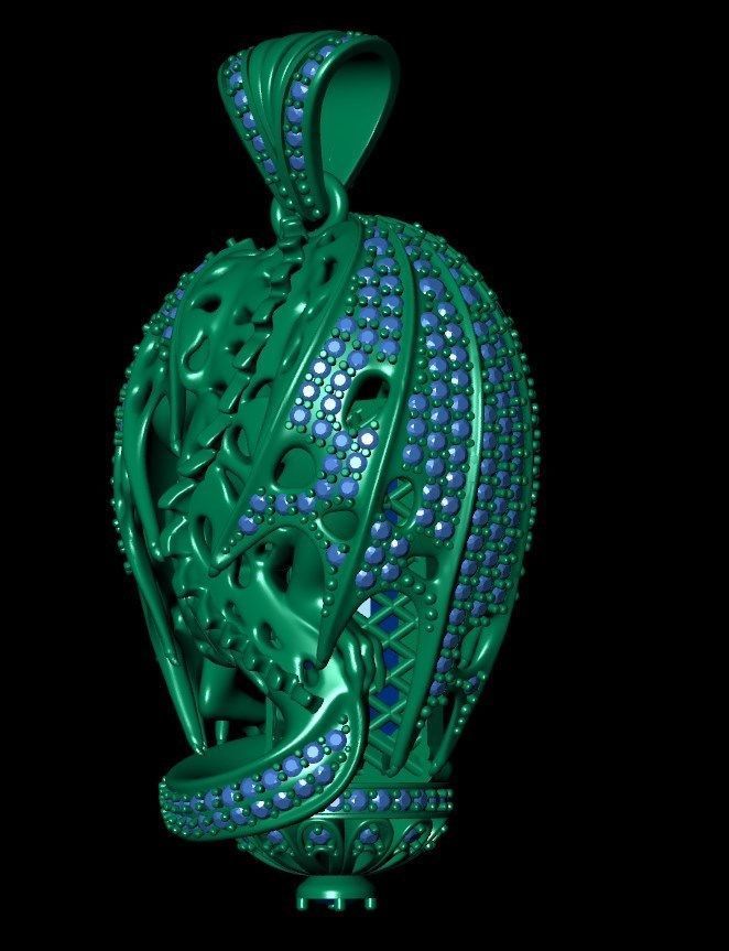 Pendant k22 3D print model_10