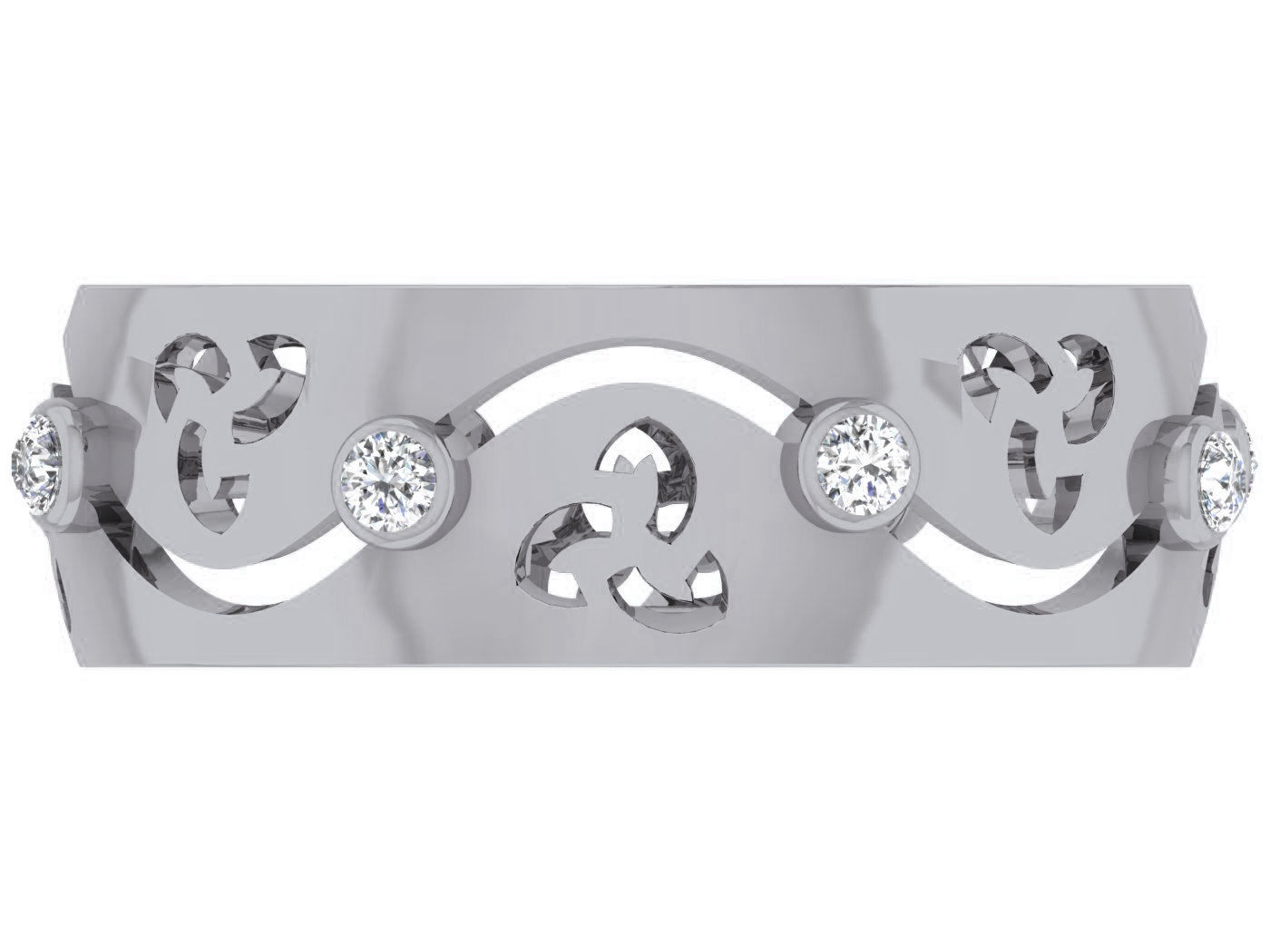 Band ring - 91 3D print model_3