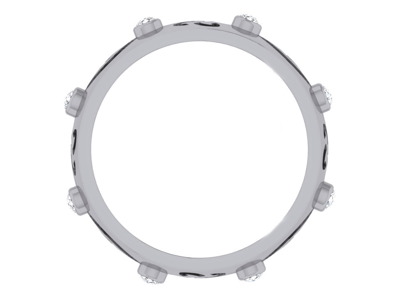 Band ring - 91 3D print model_1