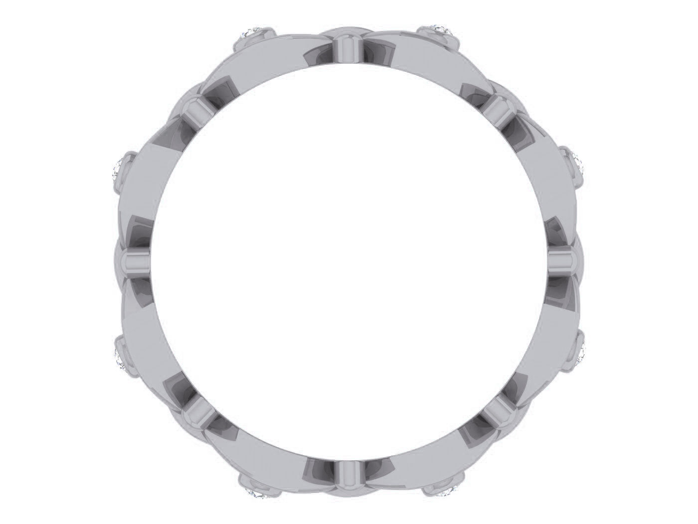 Band ring - 63 3D print model_1