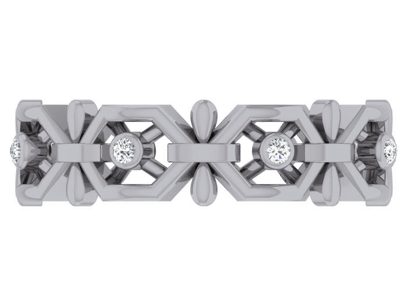 Band ring - 63 3D print model_3