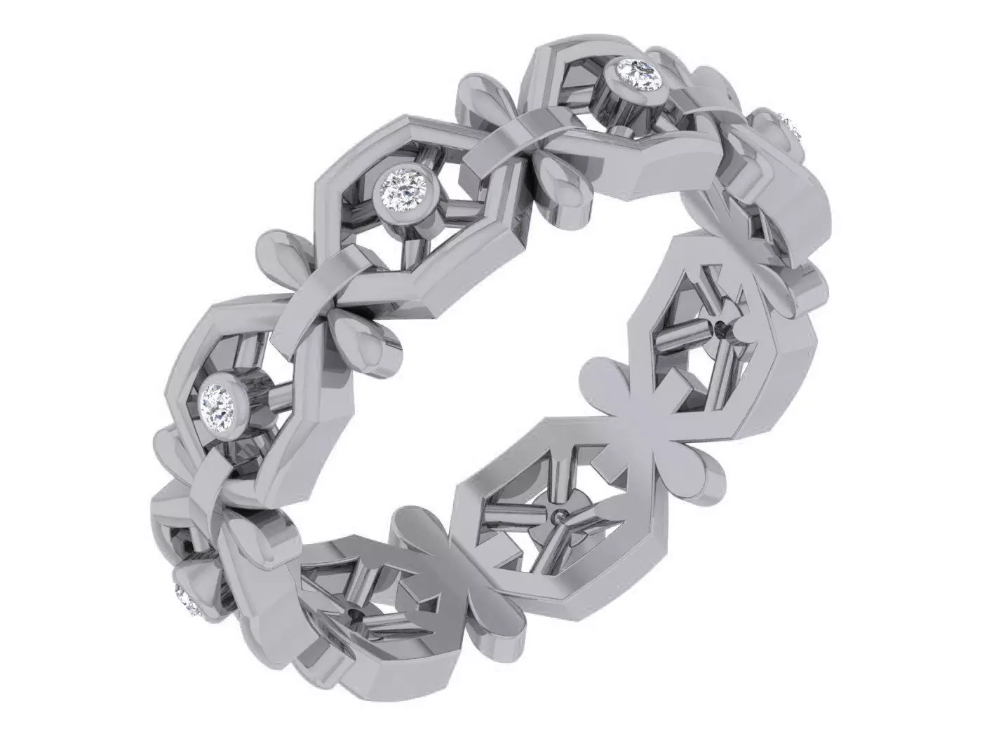 Band ring - 63 3D print model_0