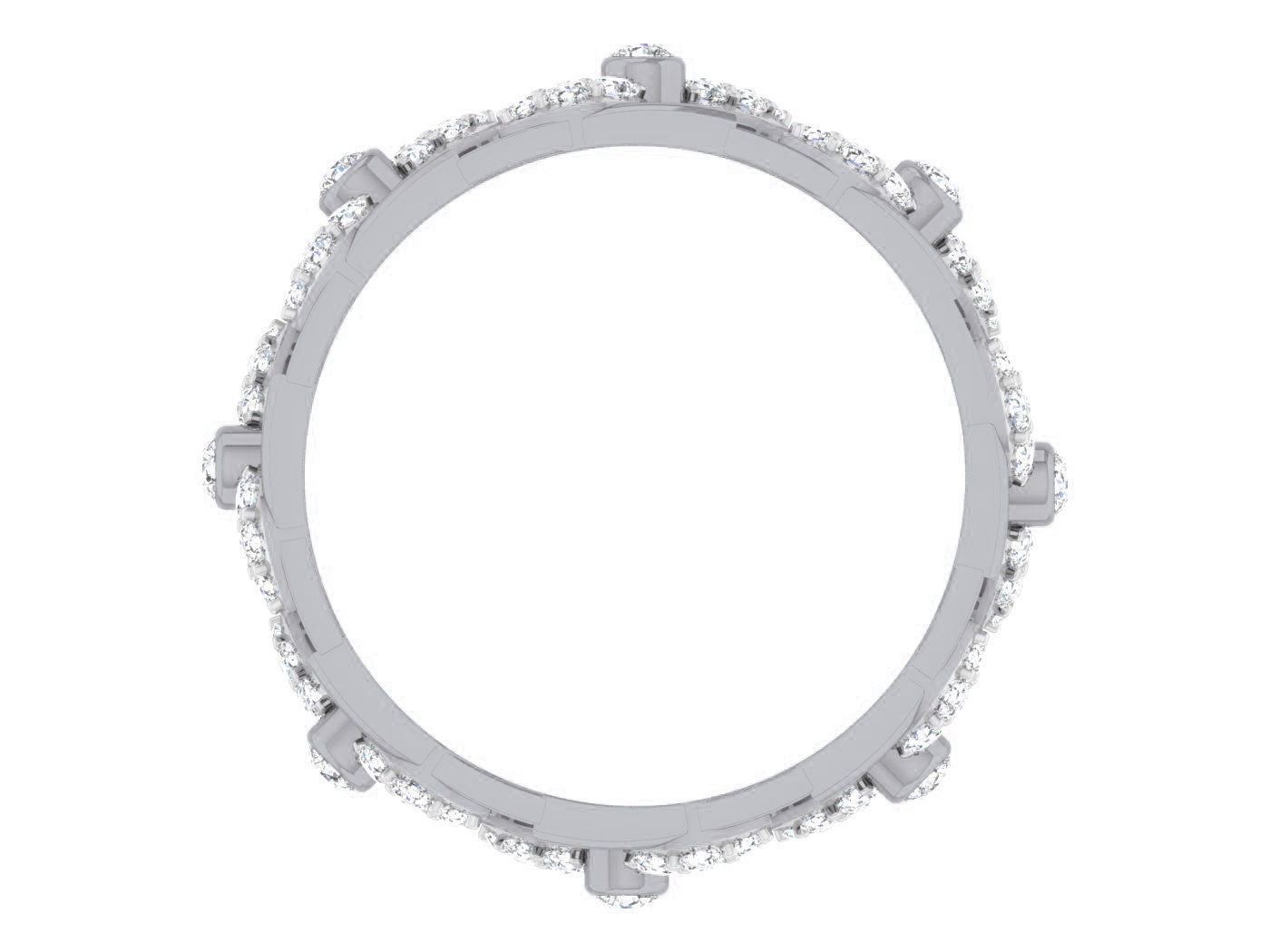 Band ring - 52 3D print model_1