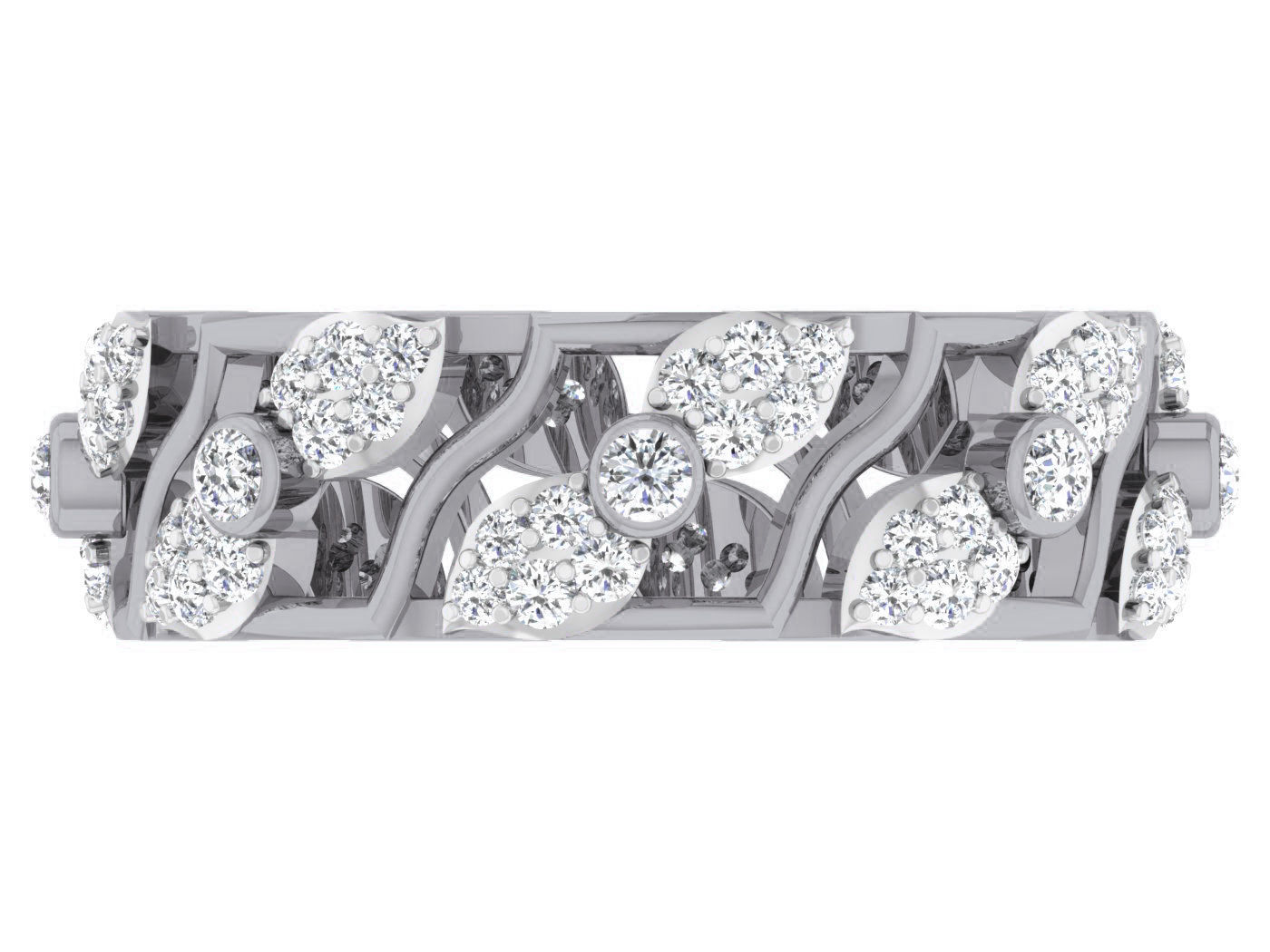 Band ring - 52 3D print model_4