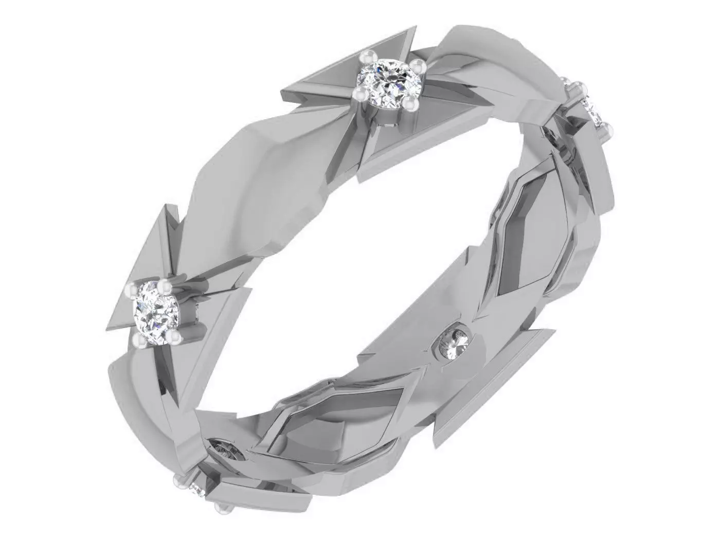 Band ring - 4 3D print model_0