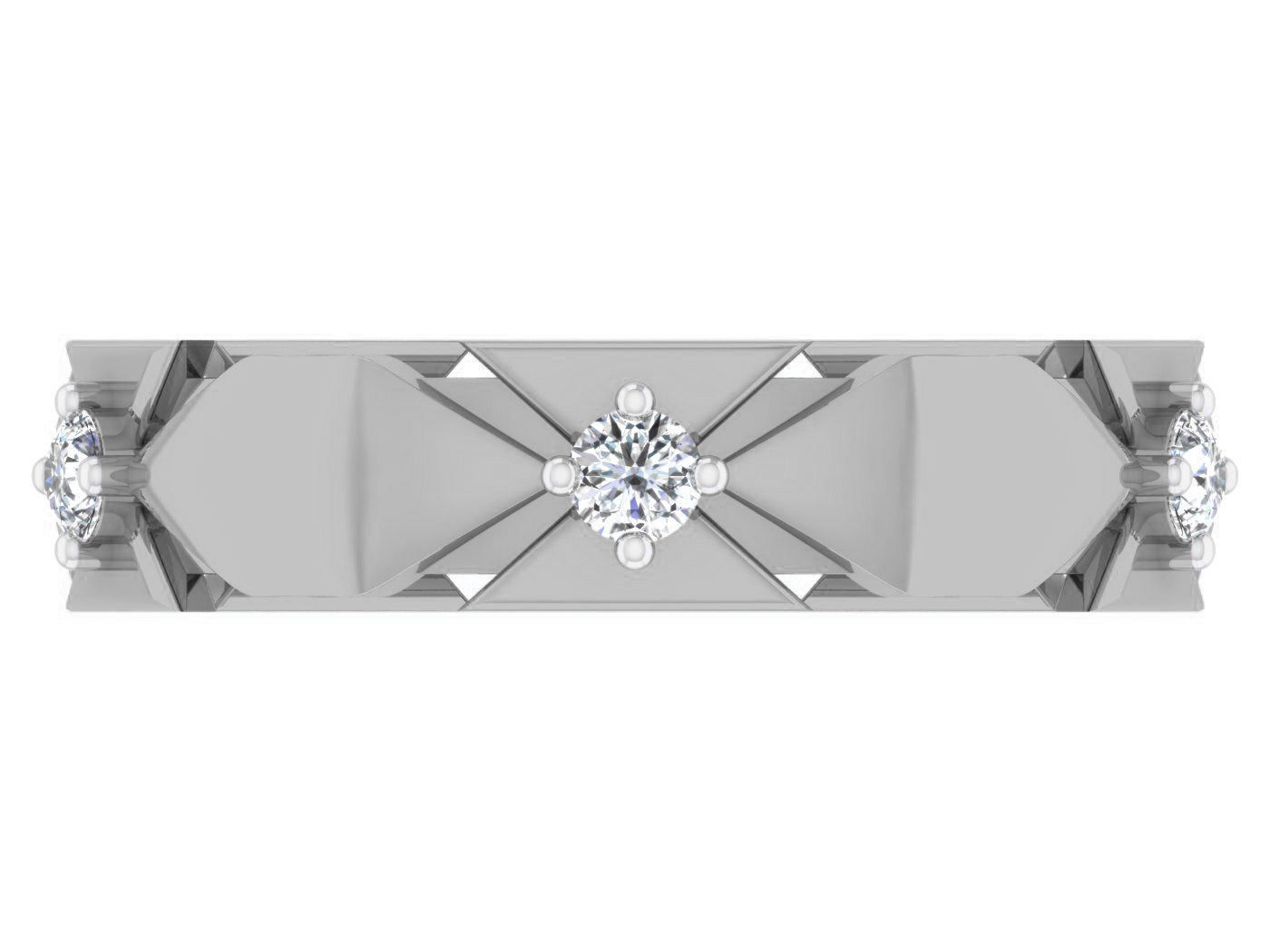 Band ring - 4 3D print model_4