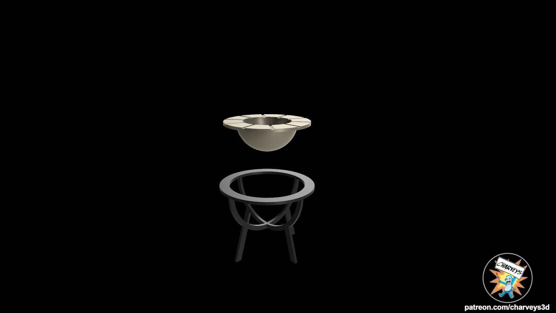 Star Wars Jabbas Palace Accessories for action figures 3D print model_7