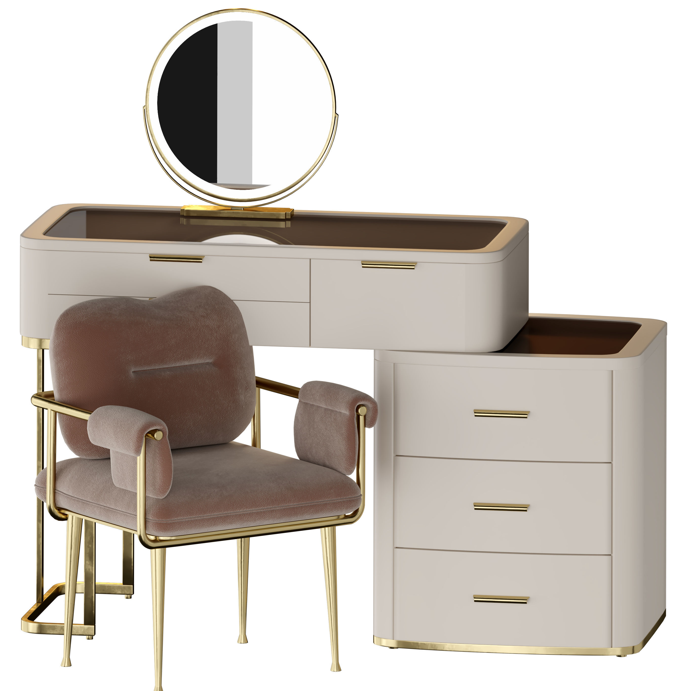 20 dressing table 3D model_7