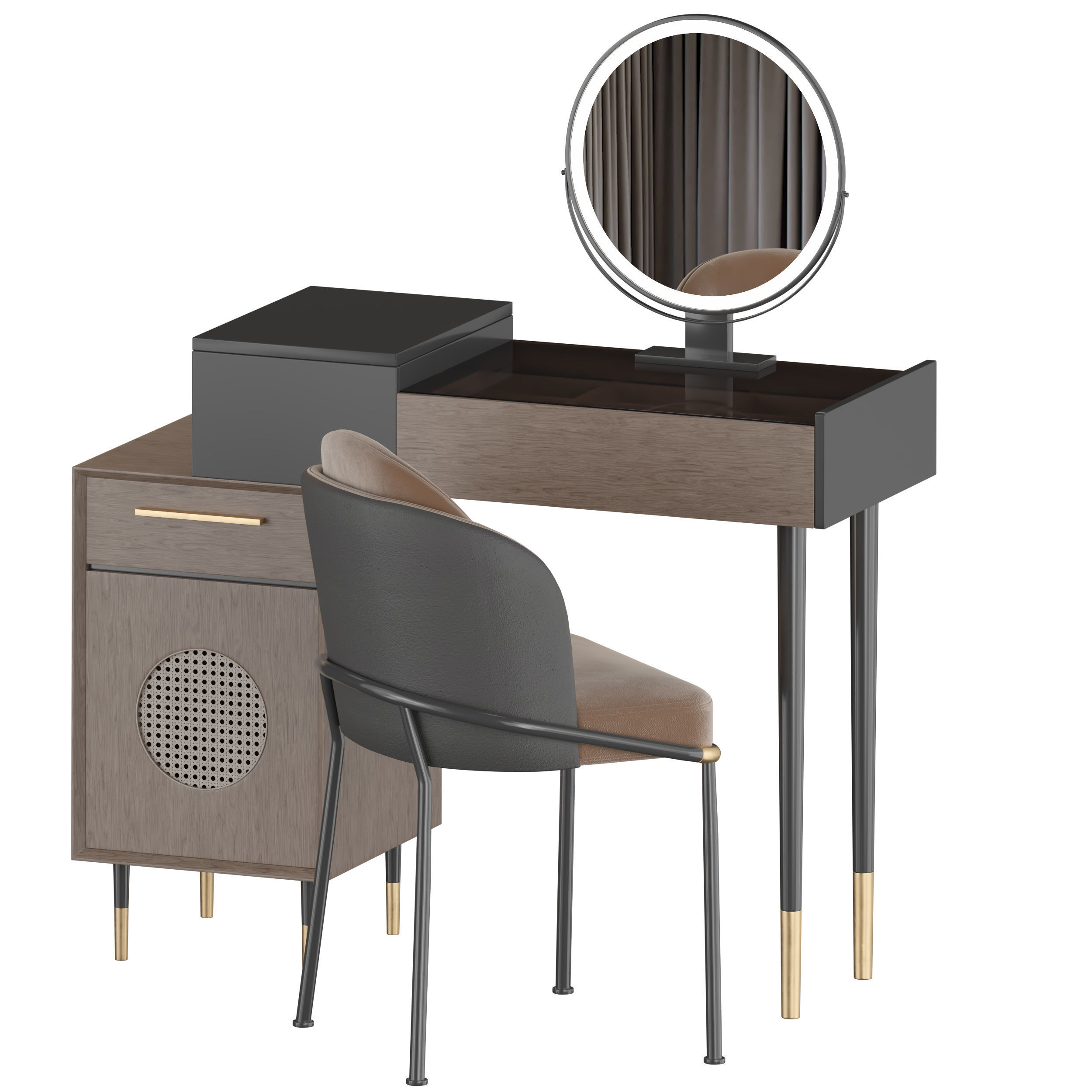 20 dressing table 3D model_8