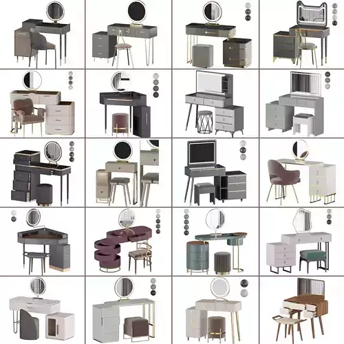20 dressing table 3D model