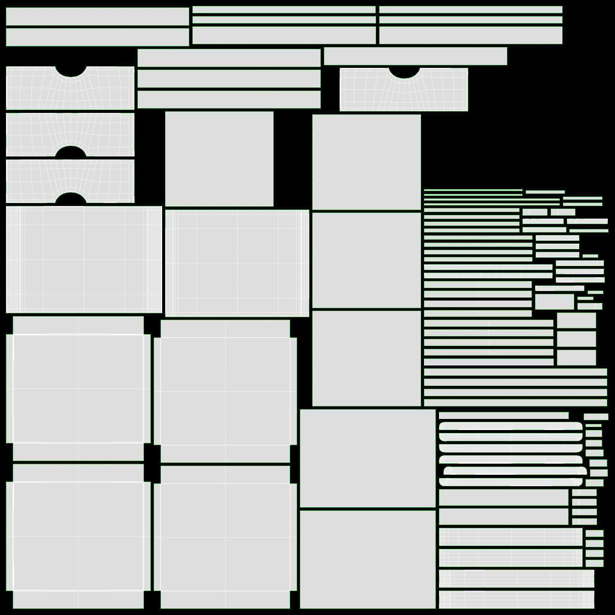Bedside Cabinet 2 Drawer Ercol Bosco 3D model_8