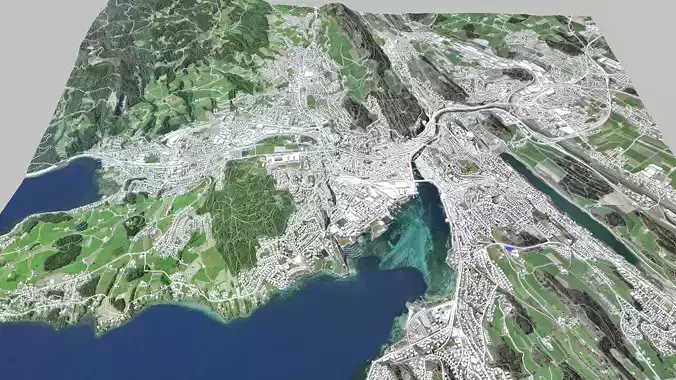 Cityscape  Lucerne Switzerland