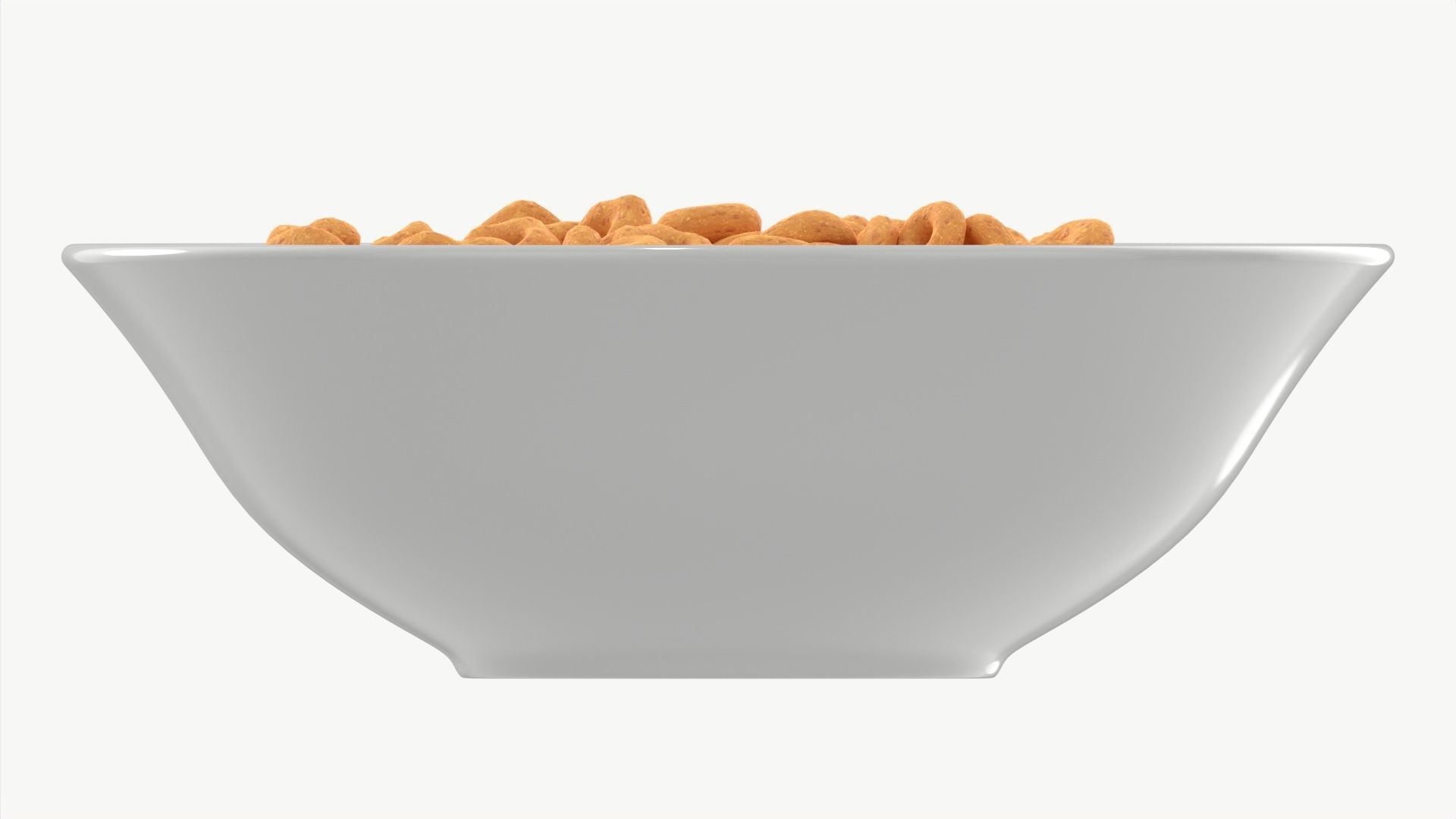 Bowl of Honey Cheerios 3D model_4