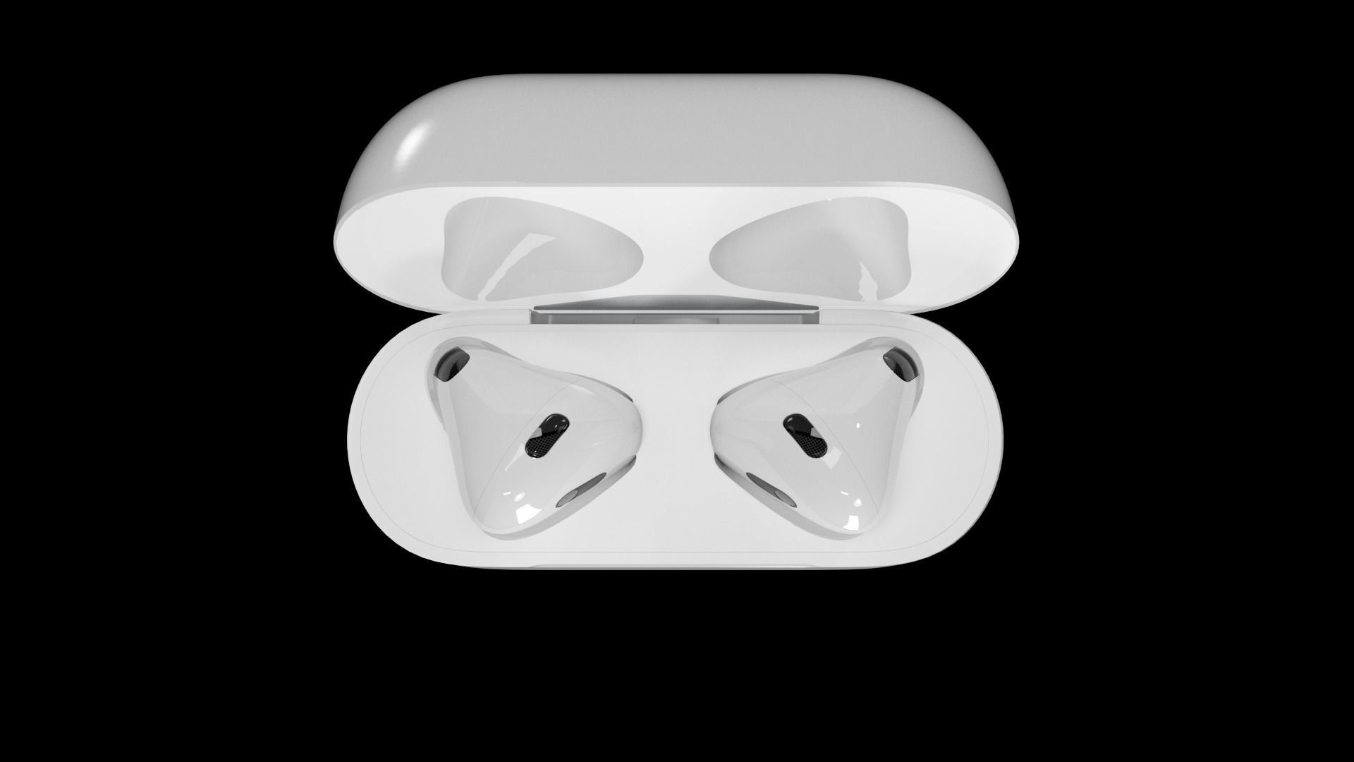 Airpod3 3D model - Animated  Low-poly 3D model_15