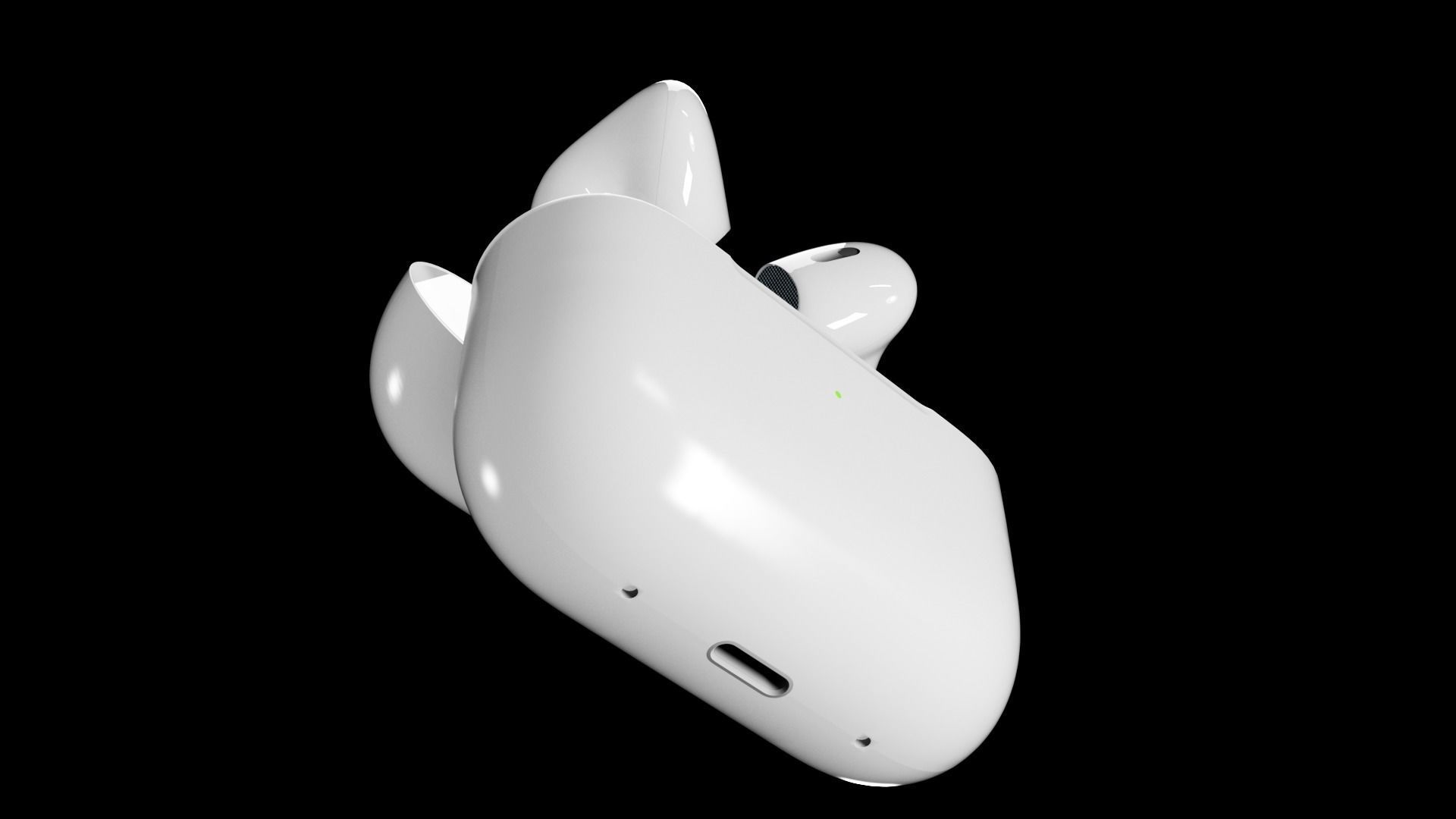 Airpod3 3D model - Animated  Low-poly 3D model_18