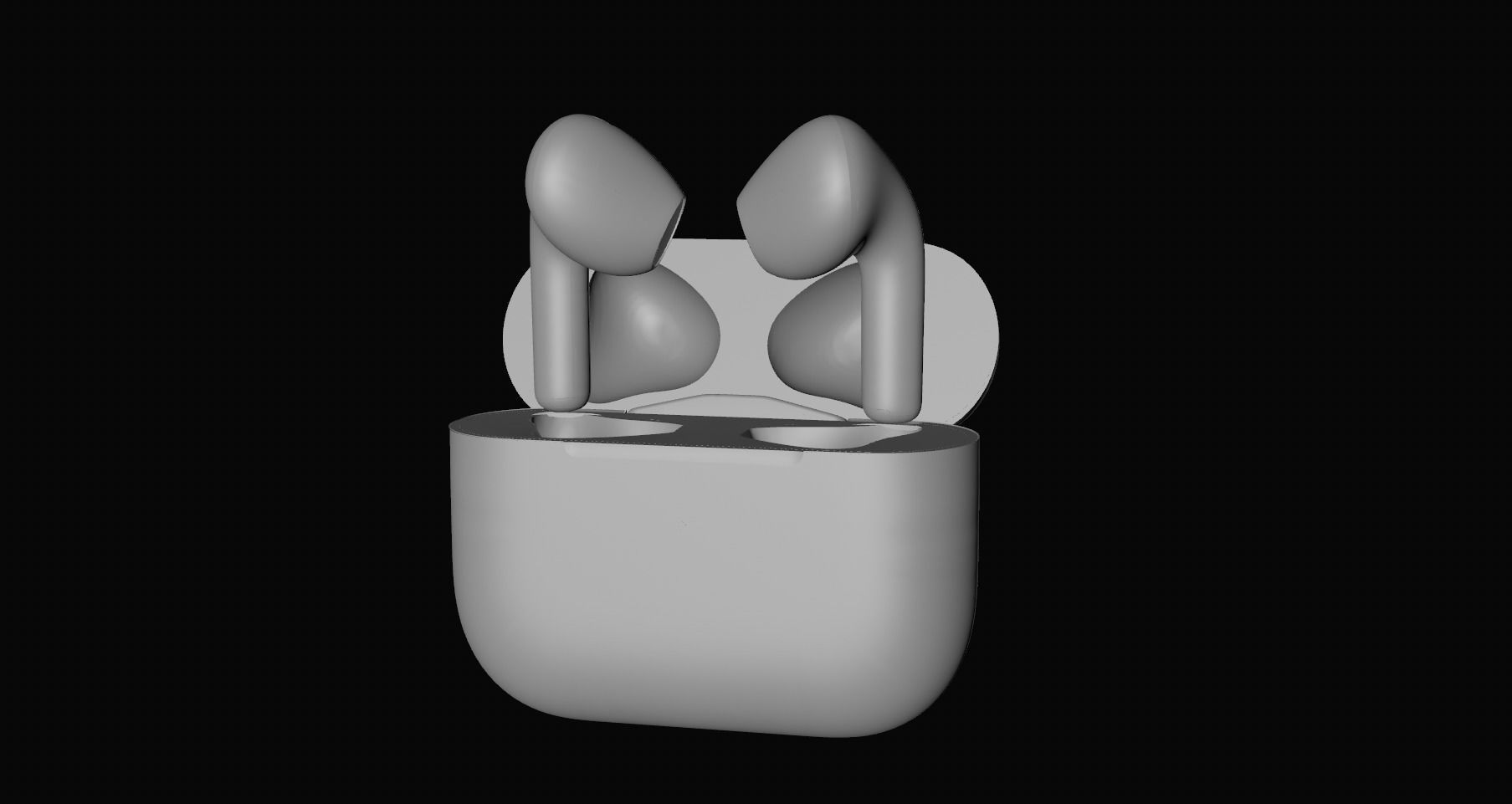 Airpod3 3D model - Animated  Low-poly 3D model_35
