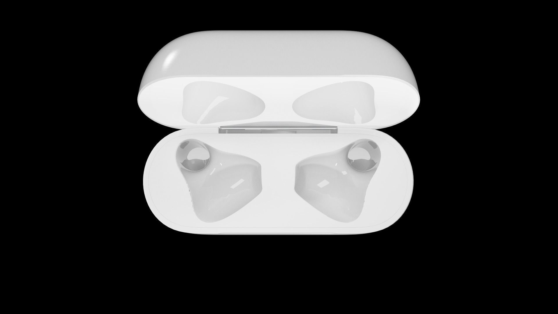 Airpod3 3D model - Animated  Low-poly 3D model_3