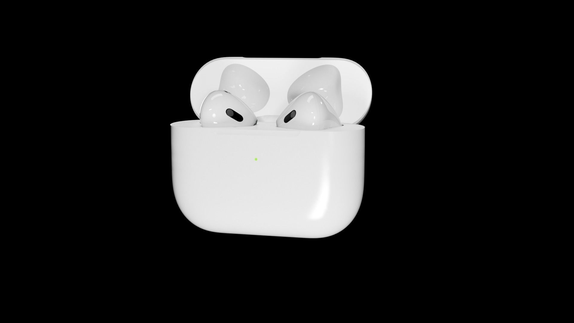Airpod3 3D model - Animated  Low-poly 3D model_8