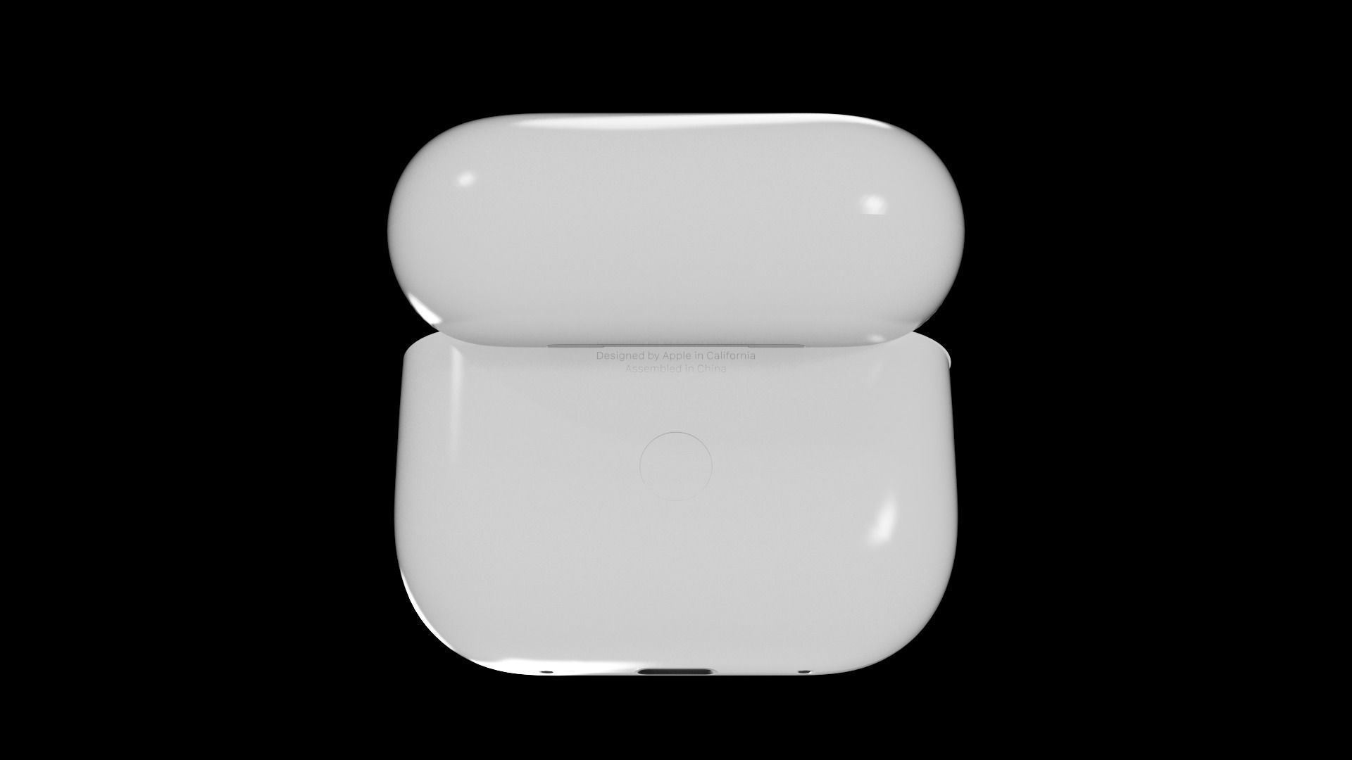 Airpod3 3D model - Animated  Low-poly 3D model_9