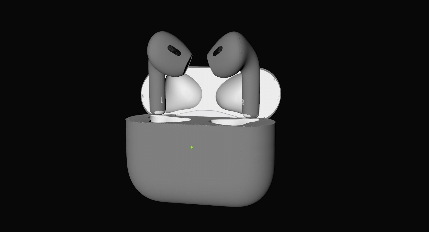 Airpod3 3D model - Animated  Low-poly 3D model_39