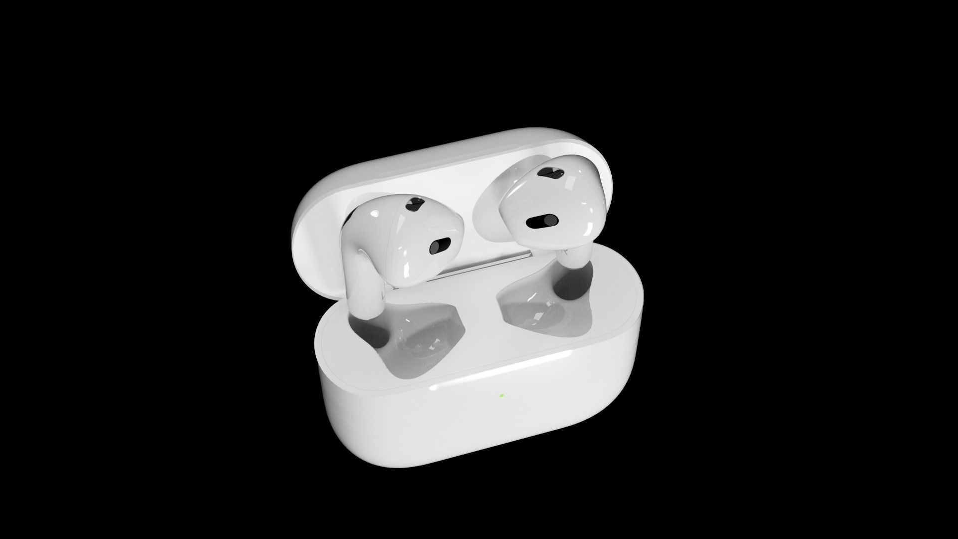 Airpod3 3D model - Animated  Low-poly 3D model_14