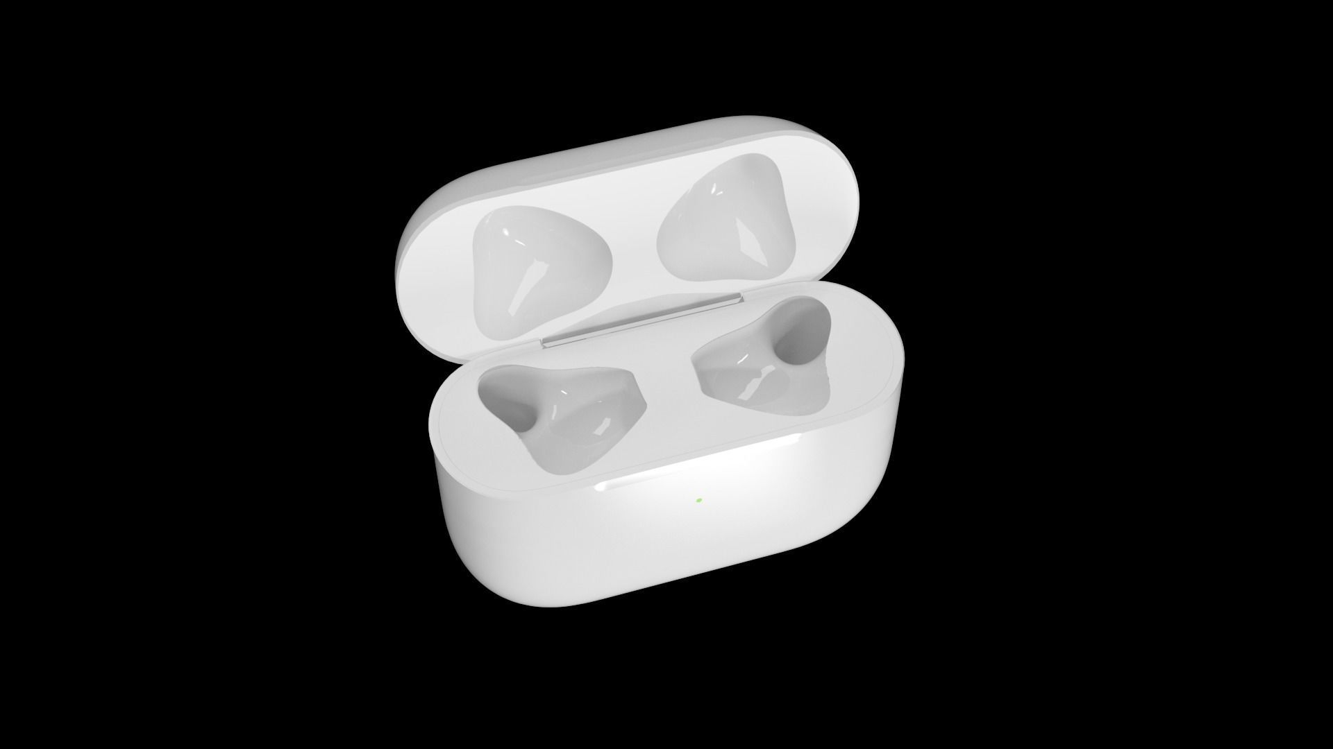 Airpod3 3D model - Animated  Low-poly 3D model_2