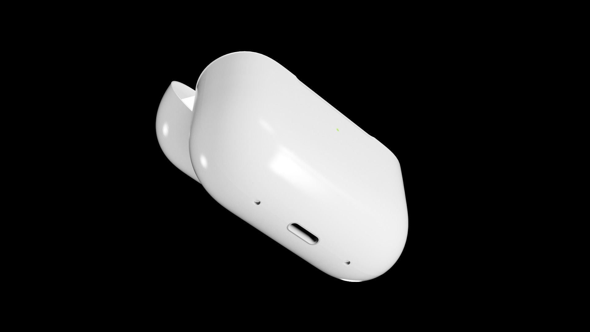 Airpod3 3D model - Animated  Low-poly 3D model_7