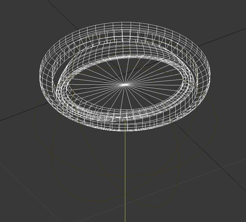 single ceiling halogen light 3D model_9