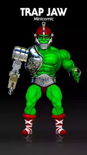 TRAP JAW MINICOMIC VERSION 2 3D print model