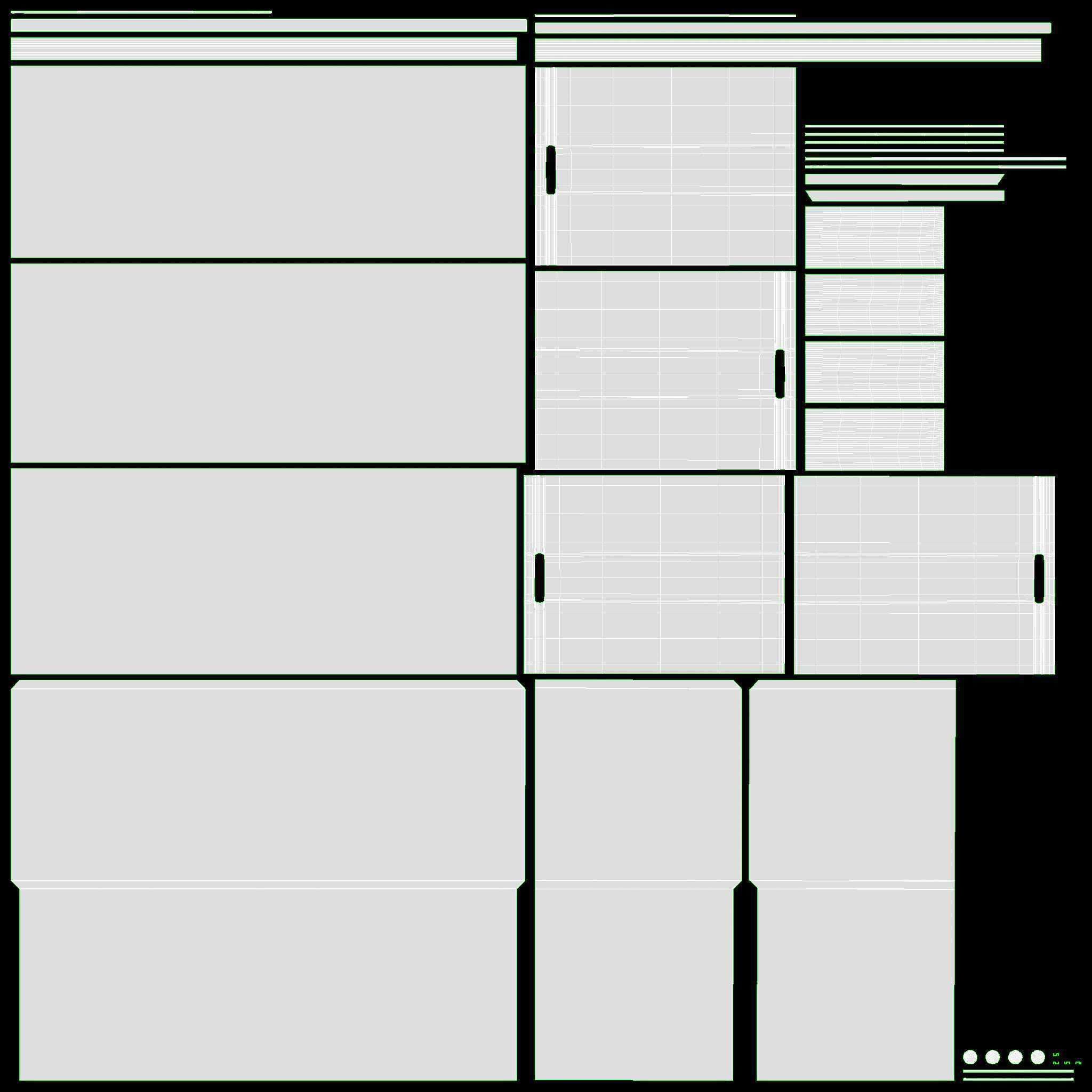 Cabinet Mitra 3D model_8