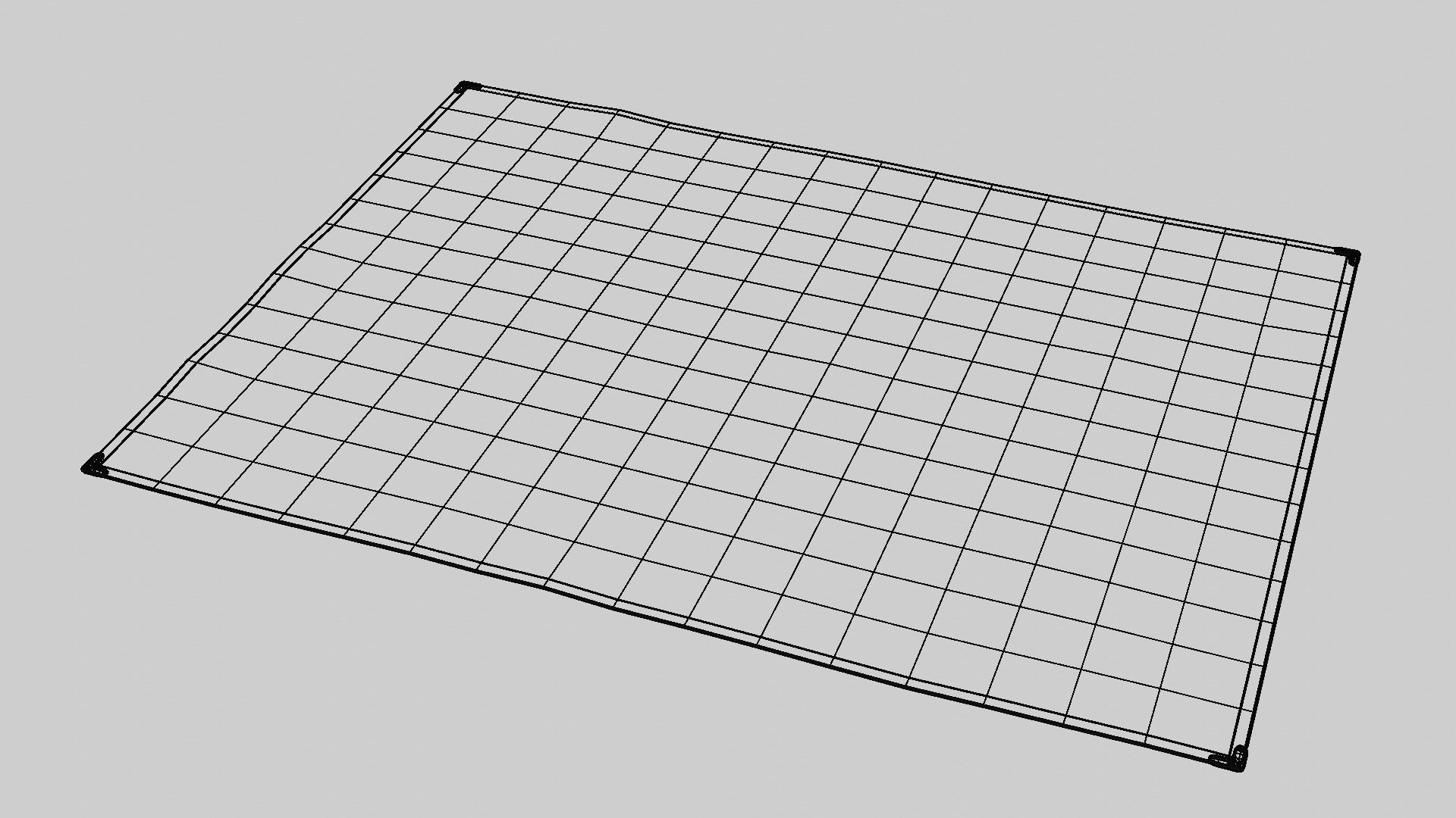 Carpet C rug with ornate pattern 3D model_6