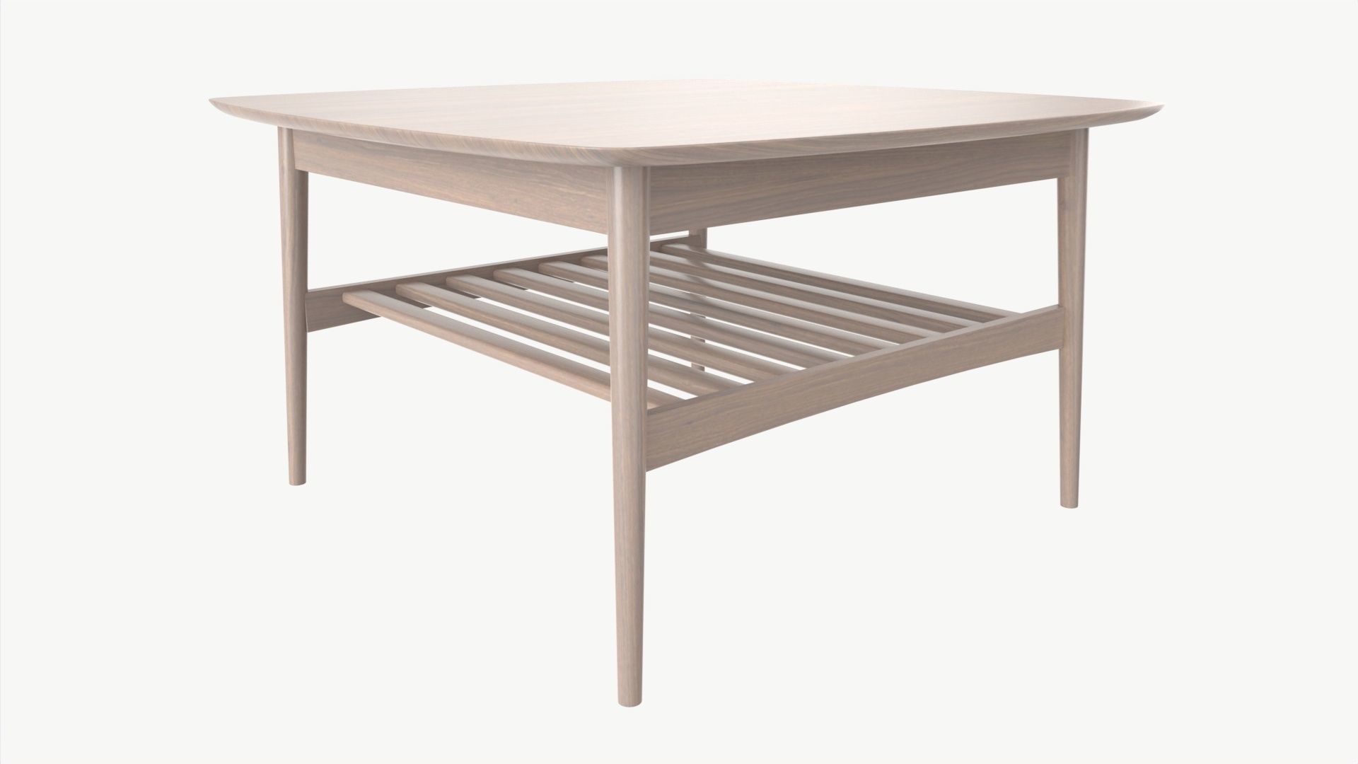 Coffee table Woodstock square 3D model_1