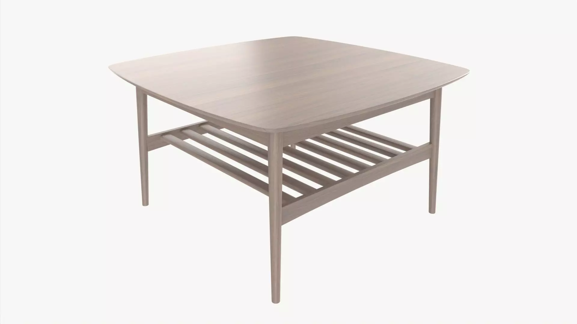 Coffee table Woodstock square 3D model_0