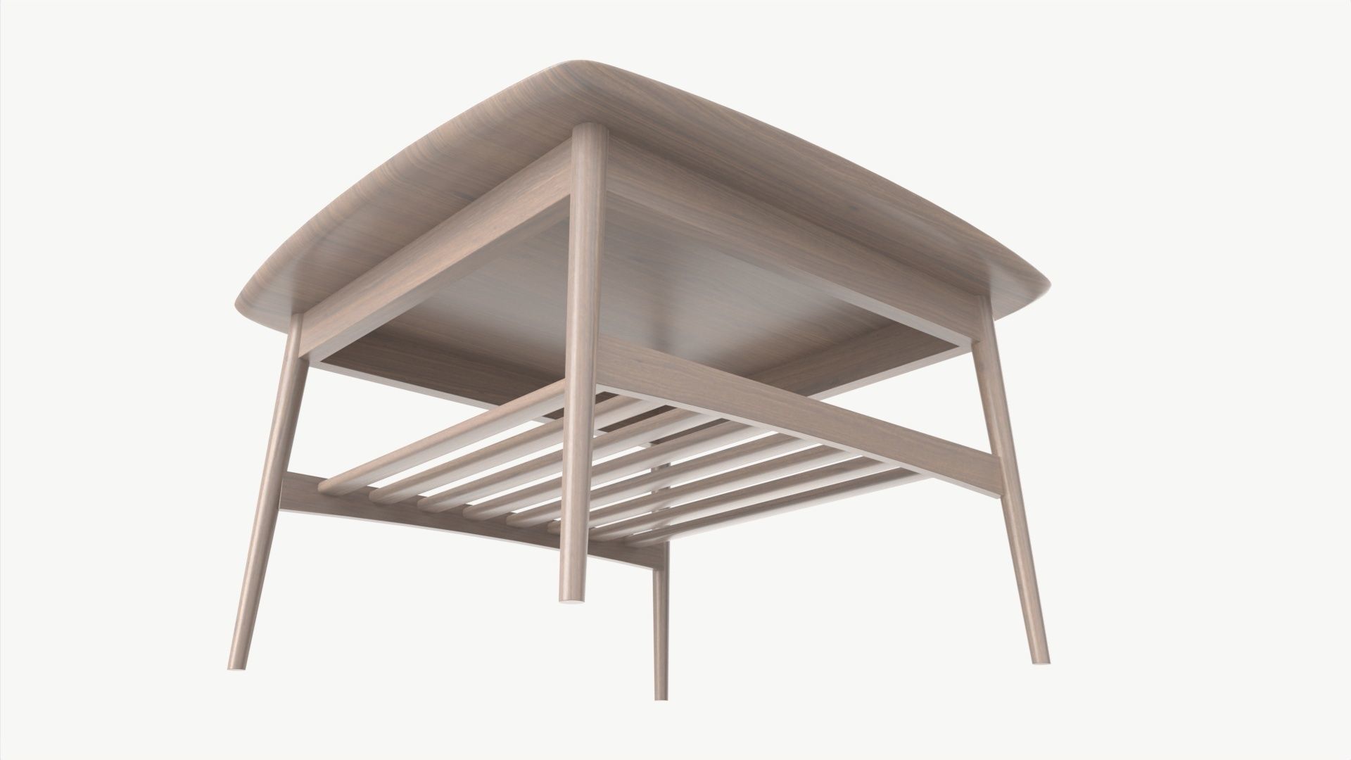 Coffee table Woodstock square 3D model_2