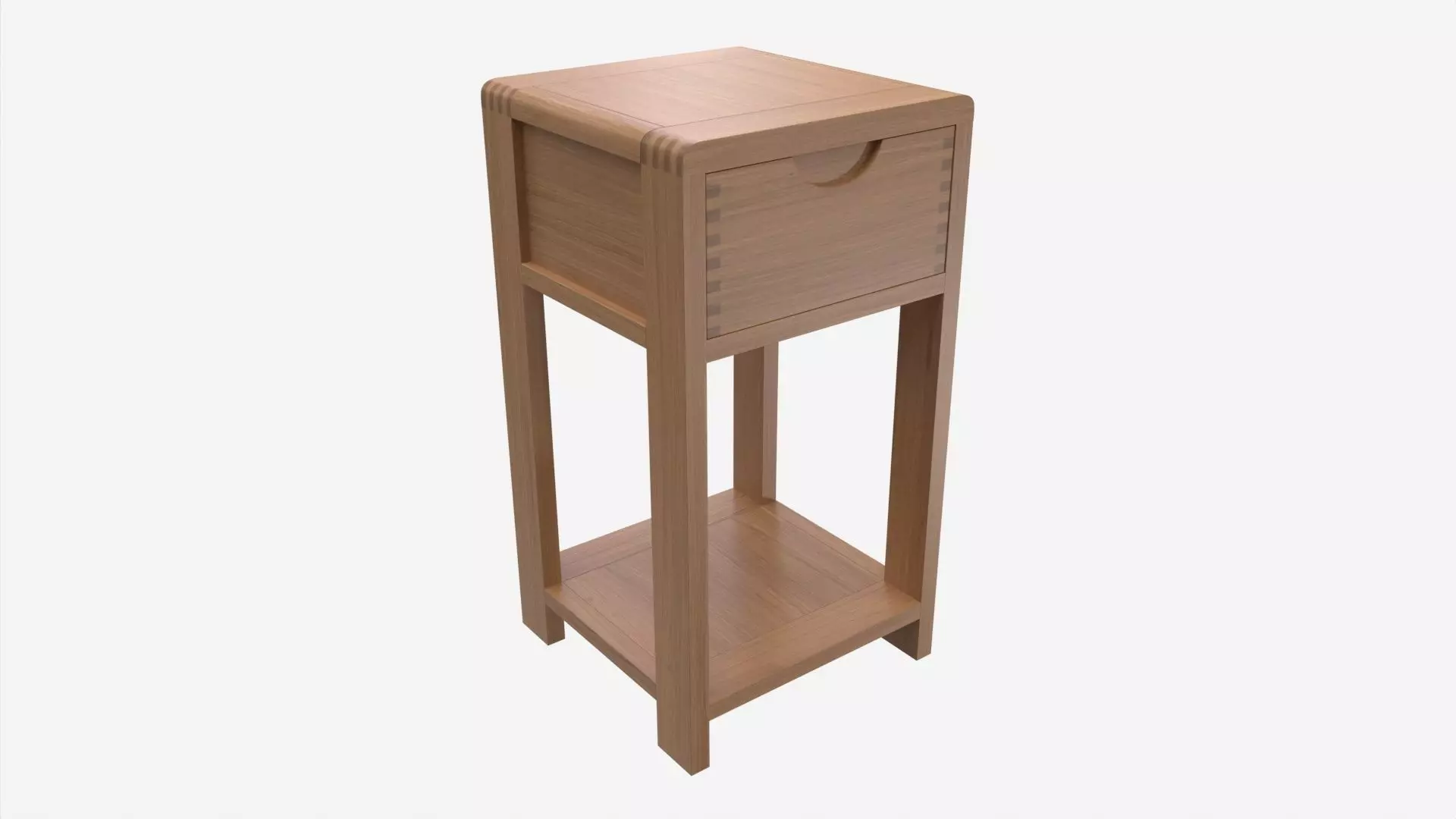 Compact Side Table Ercol Bosco 3D model_0